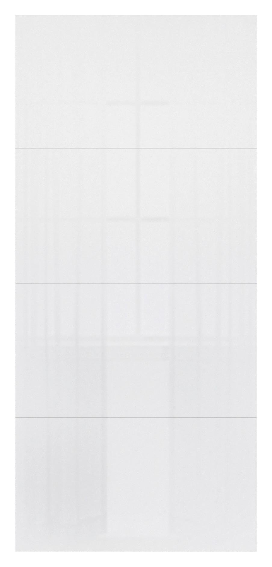 Panou frontal Unit - alb lucios intens, Modern, material pe bază de lemn - Ondega