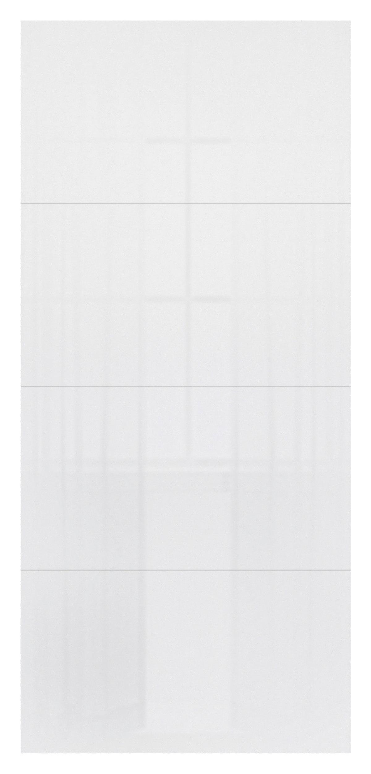 Panou frontal Unit - alb lucios intens, Modern, material pe bază de lemn - Ondega