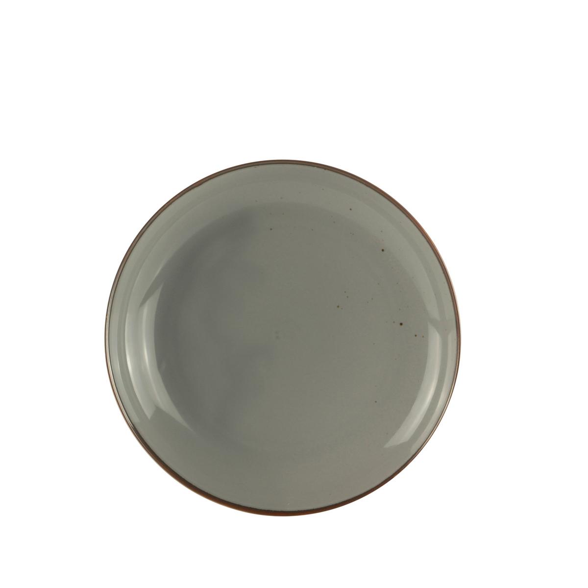 Desertni Krožnik Capri - siva, Moderno, keramika (22/3,2cm) - Mömax