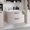 TVÄTTSTÄLL MED KOMMOD FLORENZ -EXKLUSIV- - vit/svart, Modern, metall/trämaterial (90/60/45cm) - Mömax