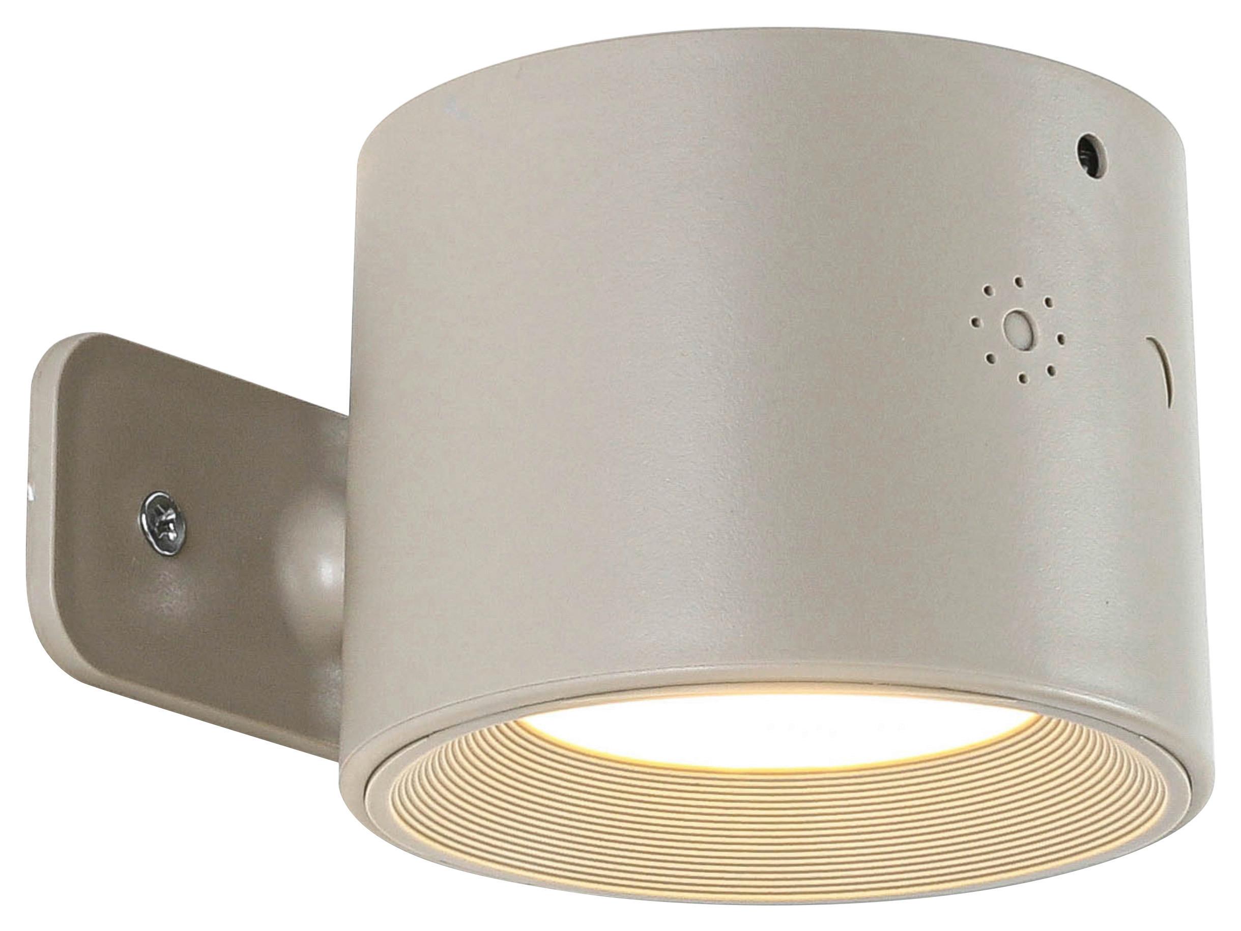 LED-Wandleuchte Rig 2 Sandfarben max. 3,5 Watt - Sandfarben, Modern, Kunststoff/Metall (9,3/7,5/5,2cm) - Modern Living