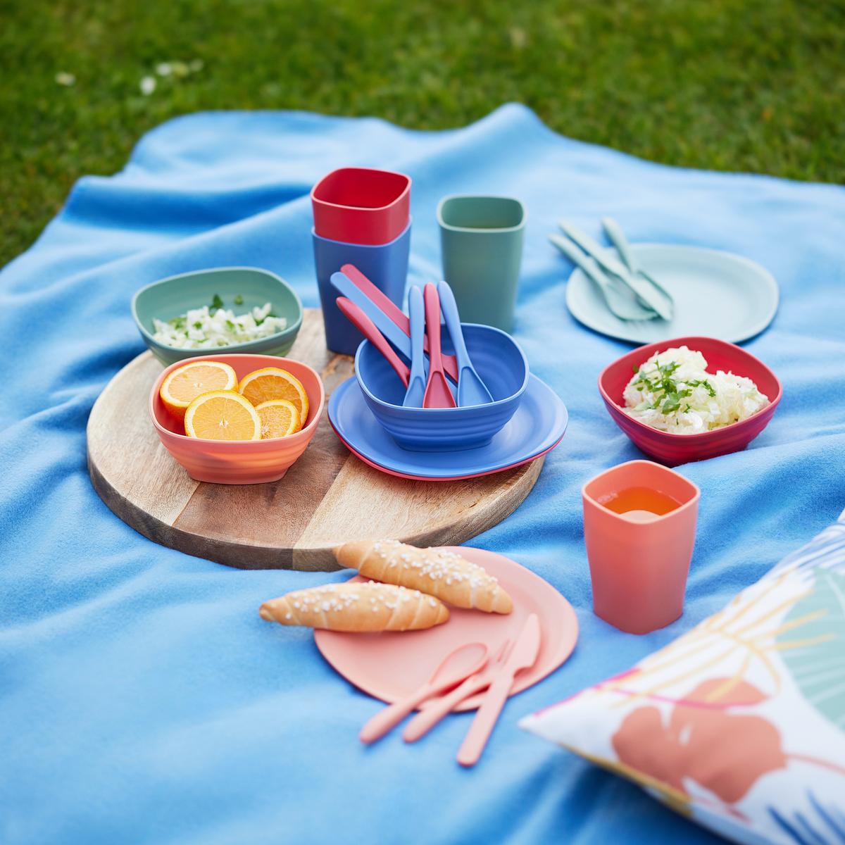 Set pentru picnic Pop Up Mushroom - multicolor, Lifestyle, plastic (18/26/14cm) - Mömax