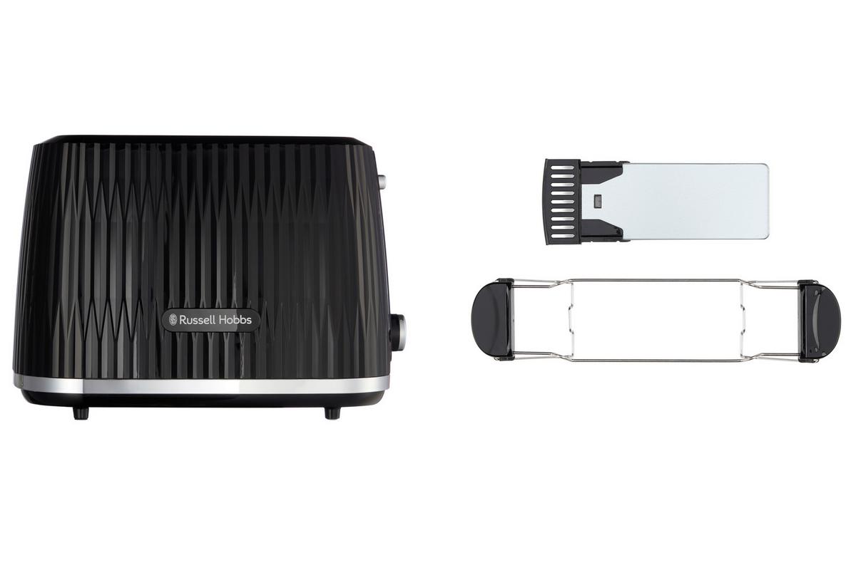 Kenyérpirító Russell Hobbs Eden - fekete, Modern, műanyag (32,8/20,8/21,2cm) - Russell Hobbs