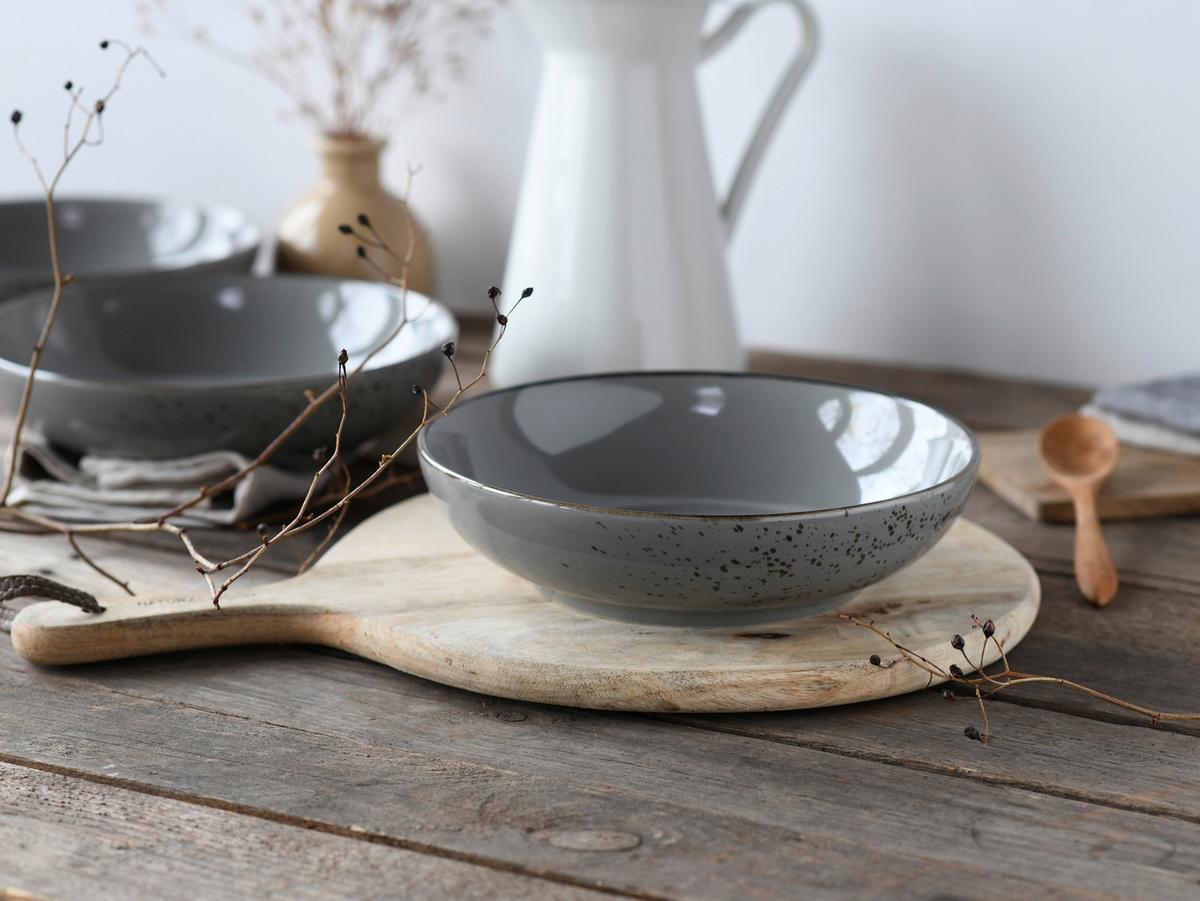 Set Posod Stone, 4-Delni - siva, Design, keramika (22,5cm) - Creatable