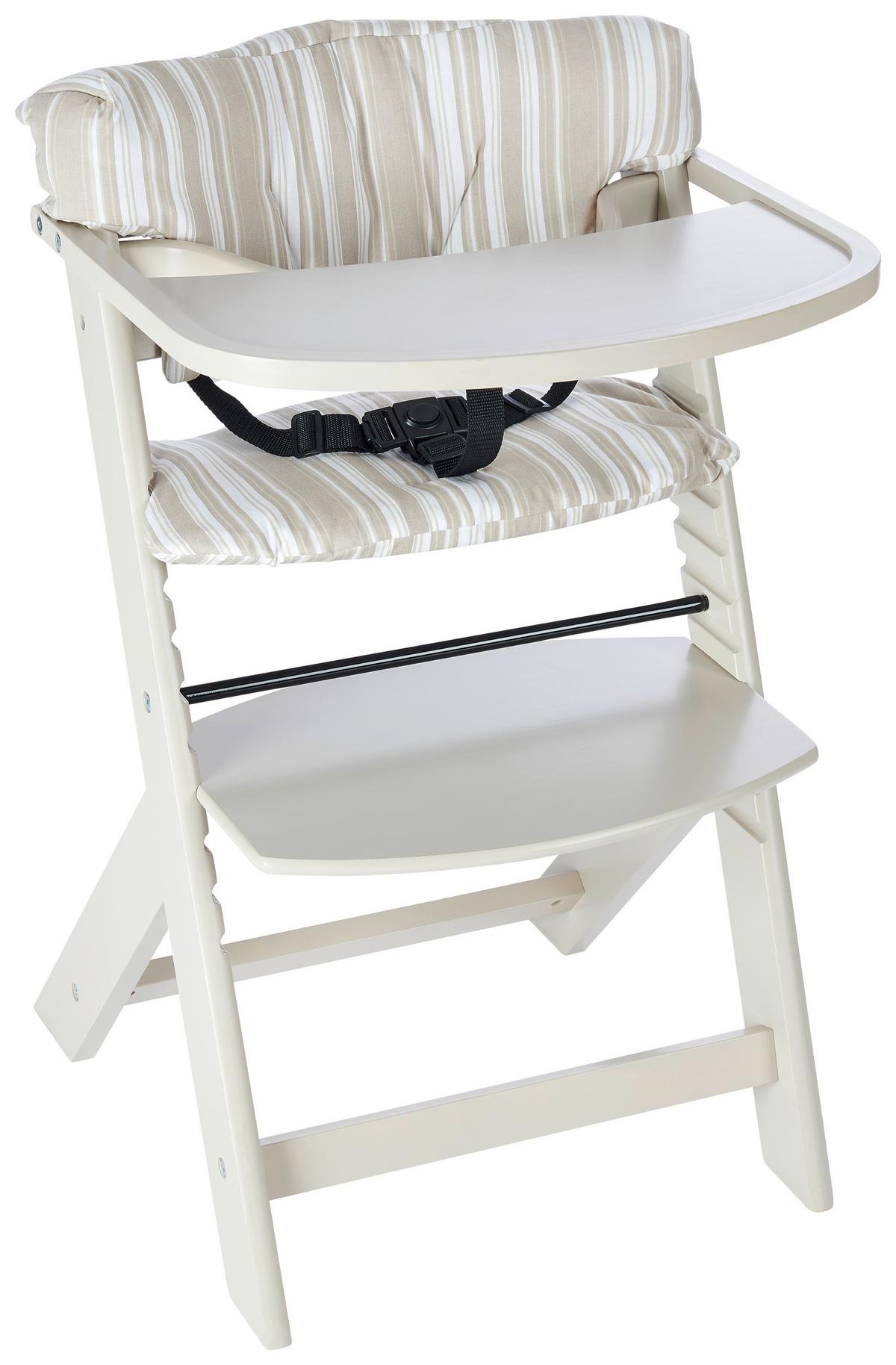 WKŁADKA DO WYSOKIEGO KRZESŁA LUNCH - beżowy, Basics, tkanina (25/50cm) - My Baby Lou