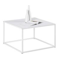 Couchtisch Kubo Weiß - Weiß, MODERN, Holzwerkstoff/Metall (60/60/38cm) - Based
