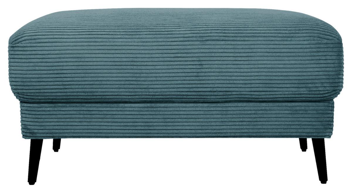 Hocker Cora Türkis - Türkis, MODERN, Textil/Metall (92/46/60cm) - Mömax