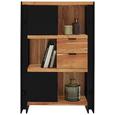 Highboard Schwarz/Natur - Schwarz/Naturfarben, LIFESTYLE, Holz/Holzwerkstoff (94/140/35cm) - Zandiara Highboard Schwarz/Natur - Schwarz/Naturfarben, LIFESTYLE, Holz/Holzwerkstoff (94/140/35cm) - Zandiara