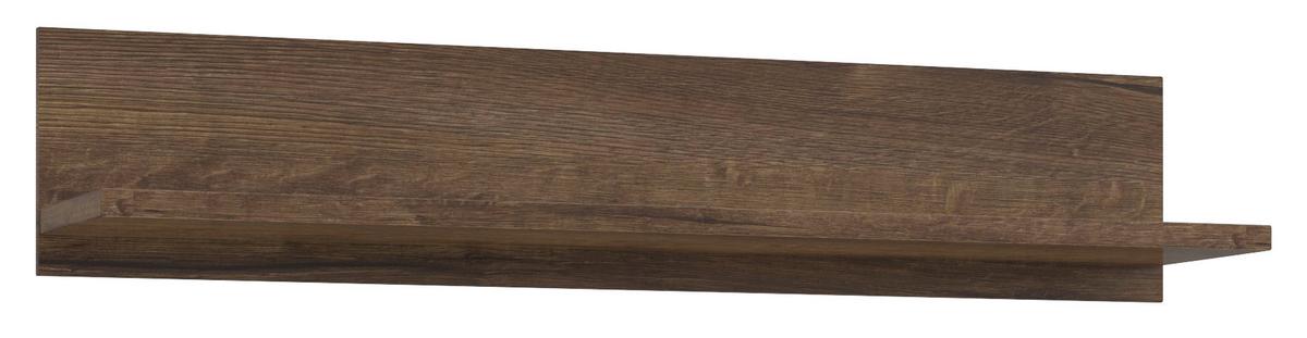 Poliţă Lacjum - culoare lemn stejar, Modern, material pe bază de lemn (150/29,6/27,1cm) - Modern Living