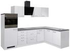 Kuhinja Kutna Lucca 280/170cm - bijela/tamno siva, Modern, drvni materijal (280/170cm) - MID.YOU