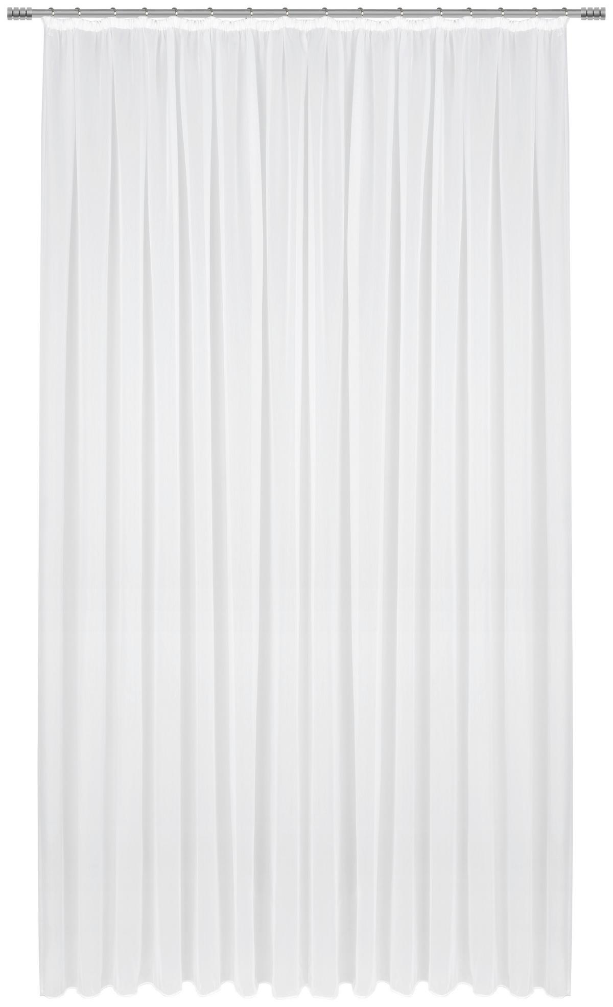 FIRANA GOTOWA LOLA - biały, Basics, tkanina (300/245cm) - Boxxx