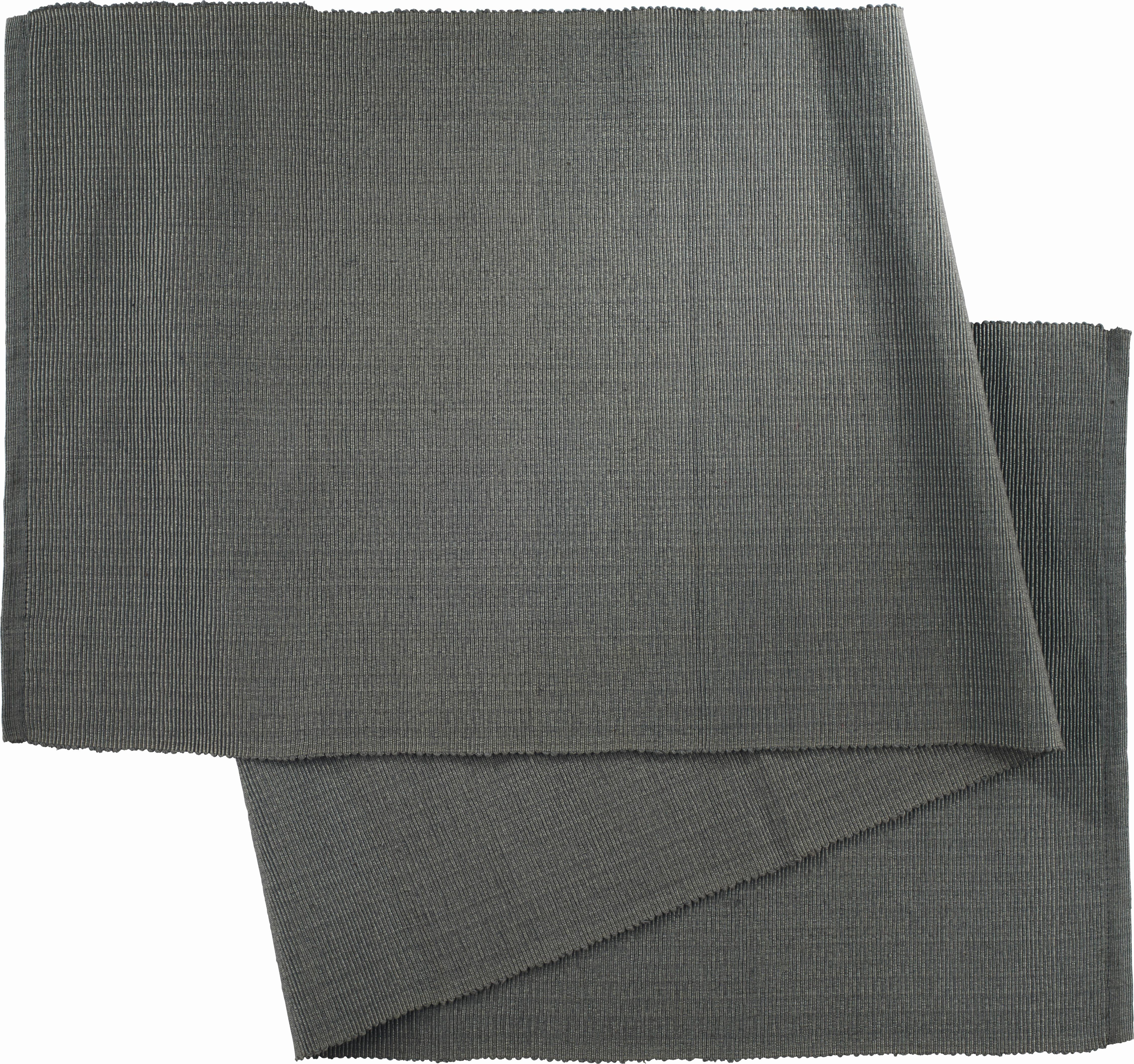 Tischläufer Maren in Anthrazit - Anthrazit, Textil (40/150cm) - Modern Living