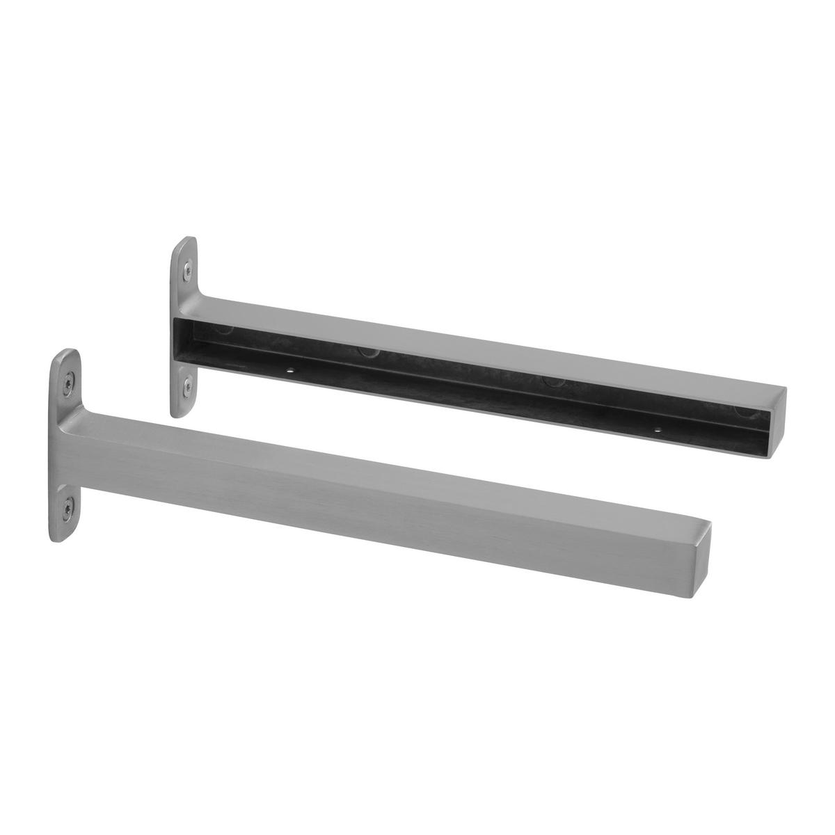 Stenski Nosilec Lentini Ii - barve aluminija, Moderno, kovina (2,2/8/25,5cm) - Mömax