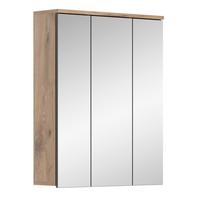 Omara Z Ogledalom Mason, Barva Hrasta - barve hrasta, Moderno, steklo/leseni material (60/77/18cm) - MID.YOU