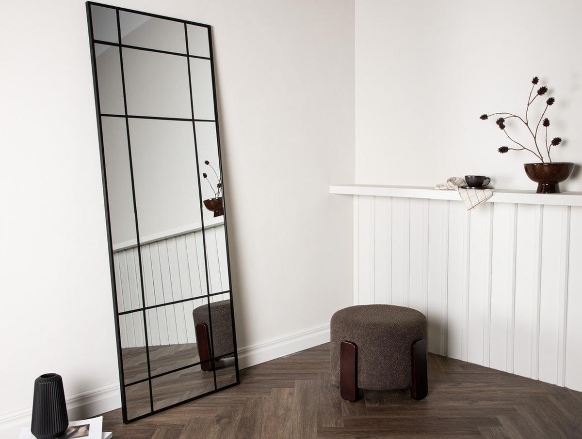 SPIEGEL LAKE - Schwarz, Design, Glas/Metall (67/193/3cm) - P & B