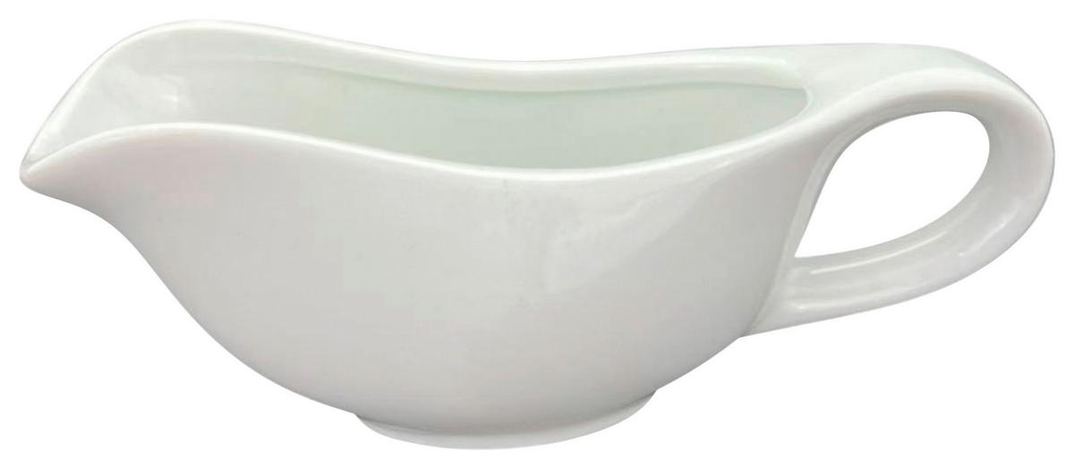 Sauciere Katarina Weiss - Weiss, Konventionell, Keramik (14,5/4,5/5,2cm) - Based
