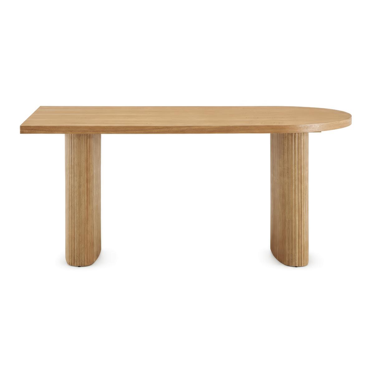 Esstisch Lian Eschefarben MDF ca.180x90 cm - Eschefarben, MODERN, Holz/Holzwerkstoff (180/76/90cm) - Bessagi Home
