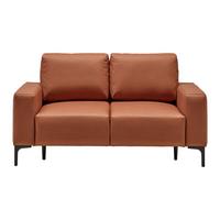 Dvosjed Custom - boje hrđe/crna, Moderno, tekstil/metal (150/85/92cm) - Mömax