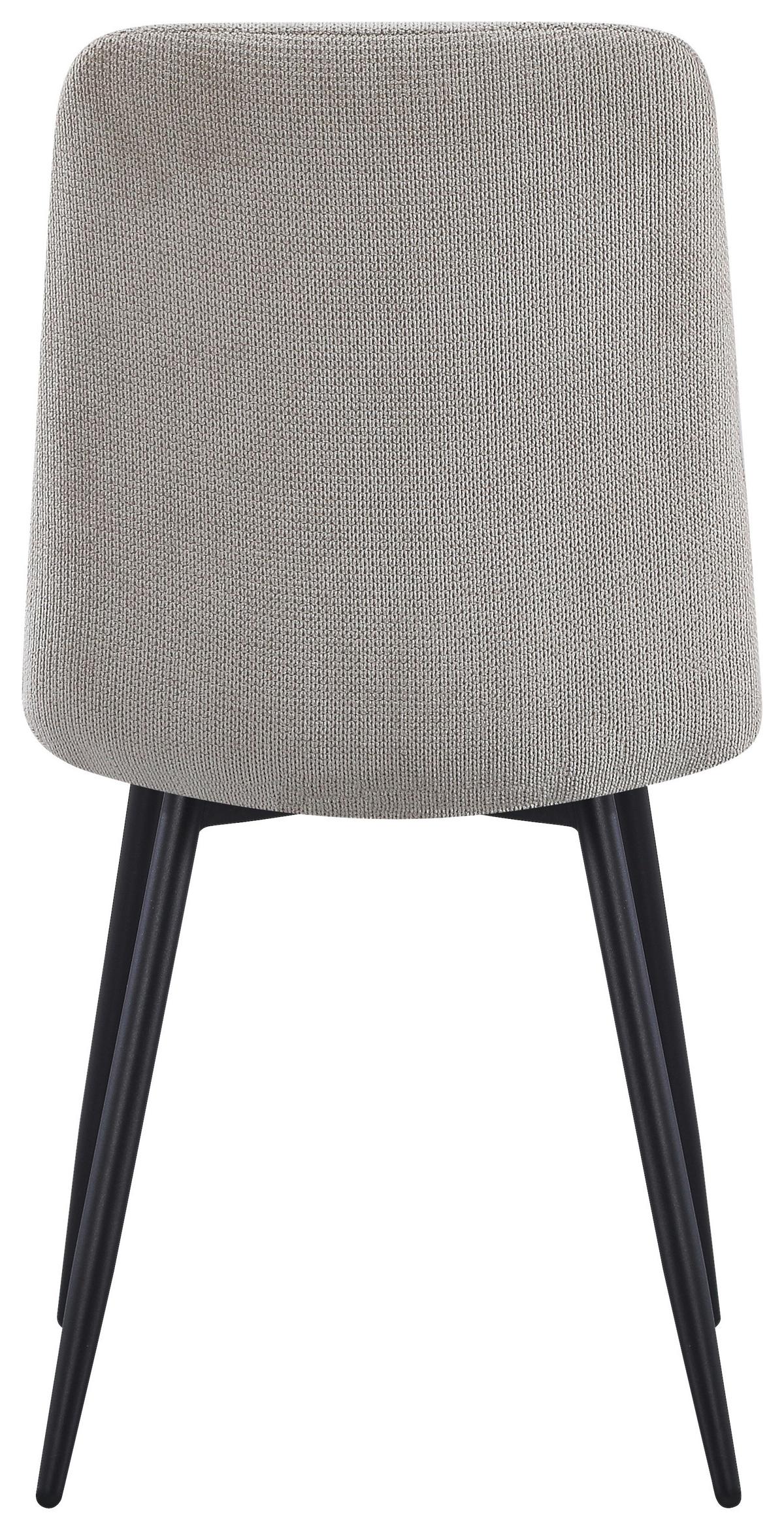 Scaun TINA - bej/negru, Modern, metal/textil (45/86/58cm) - Based