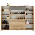 Highboard Sandeiche/Anthrazit - Sandfarben/Eichefarben, MODERN, Holzwerkstoff/Kunststoff (144,0/108,5/37,0cm) - Mömax modern living Highboard Sandeiche/Anthrazit - Sandfarben/Eichefarben, MODERN, Holzwerkstoff/Kunststoff (144,0/108,5/37,0cm) - Mömax modern living