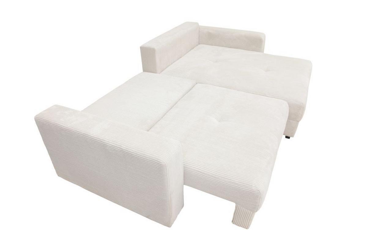 Kutna Garnitura Xela - bijela/crna, Moderno, tekstil (265/170cm) - Modern Living