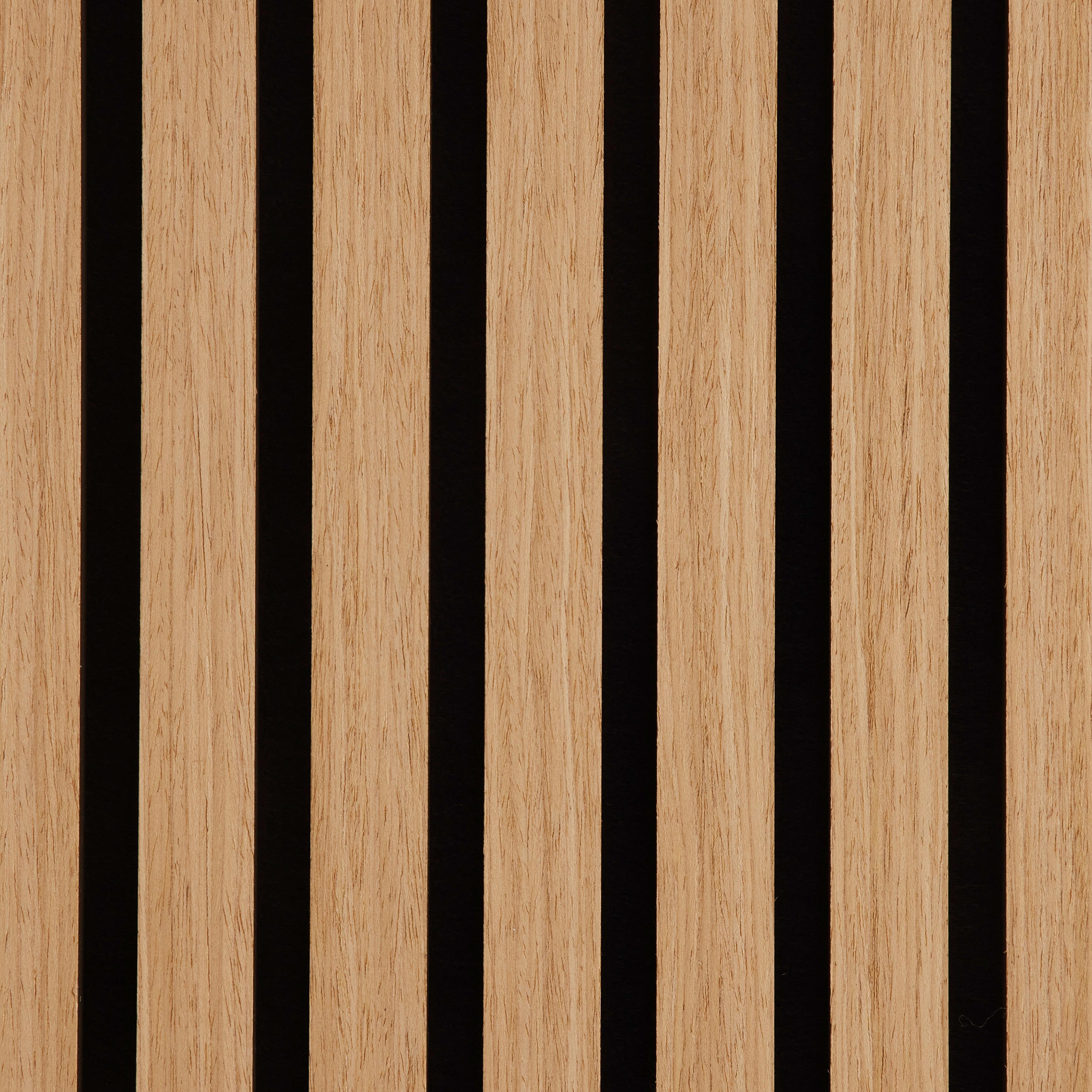 AKUSTIKPANEL GRACE 2ER-SET -SB- - svart/ekfärgad, Modern, trämaterial/trä (60,5/120/2,2cm) - Mömax