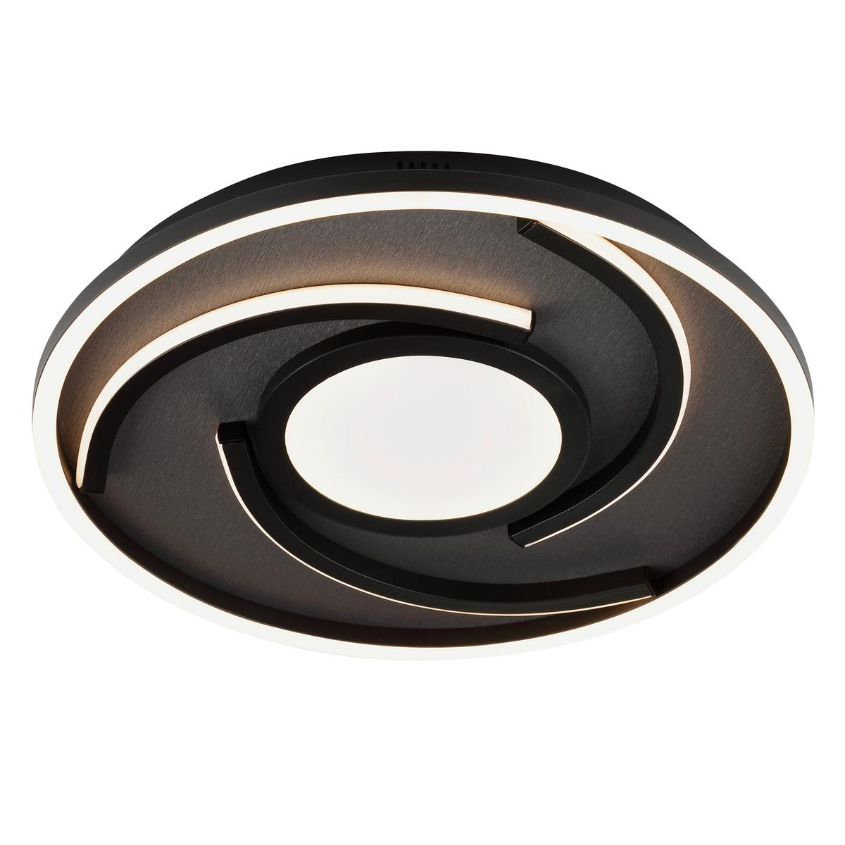 LAMPA SUFITOWA LED G81197/76 HARDY - czarny, Design, tworzywo sztuczne/metal (35/4,8cm) - Brilliant