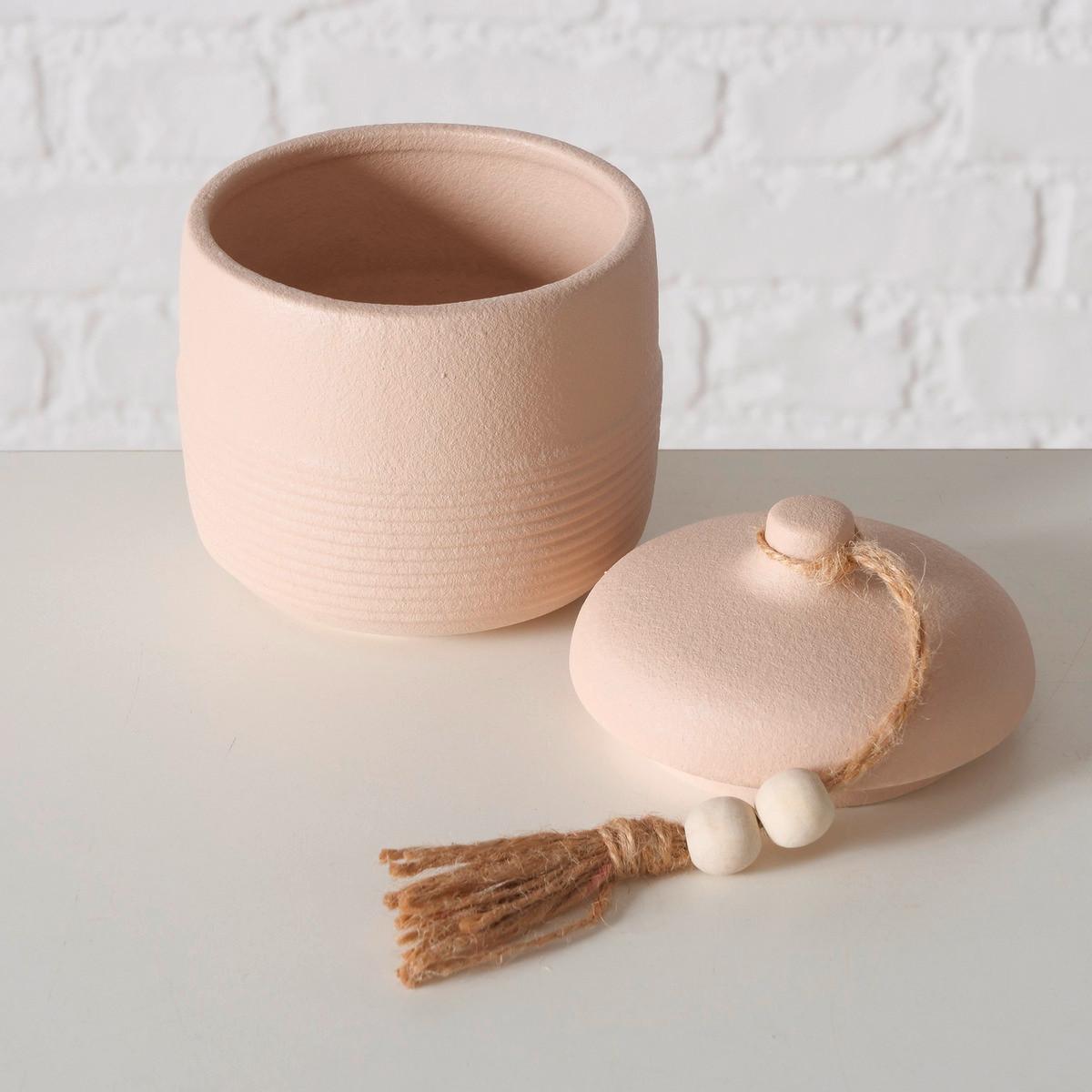 Dekor Doboz Chimera I - bézs, Basics, kerámia (11/13cm) - Modern Living