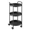 SERVERINGSVAGN JUSTUS -EXKLUSIV- - svart, Modern, metall/plast (39,5/72,5/35,5cm) - Mömax