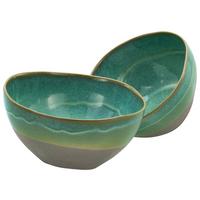Set Skled Basalt, 2-Delni - olivno zelena , Trend, keramika (18cm) - Creatable