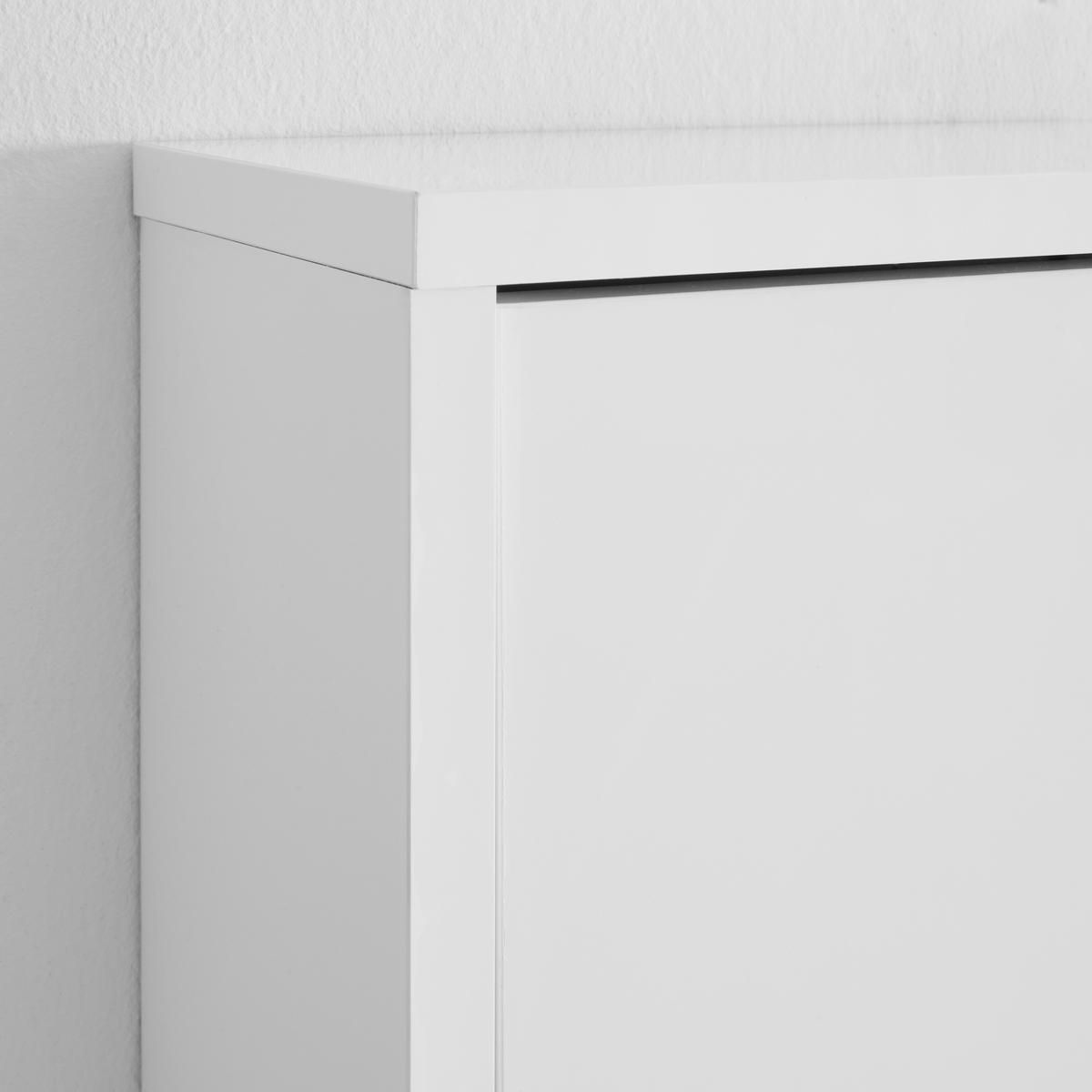 Ormar Za Cipele Espresso - bijela visoki sjaj, Konvencionalno, drvni materijal (65/174/15cm) - Modern Living