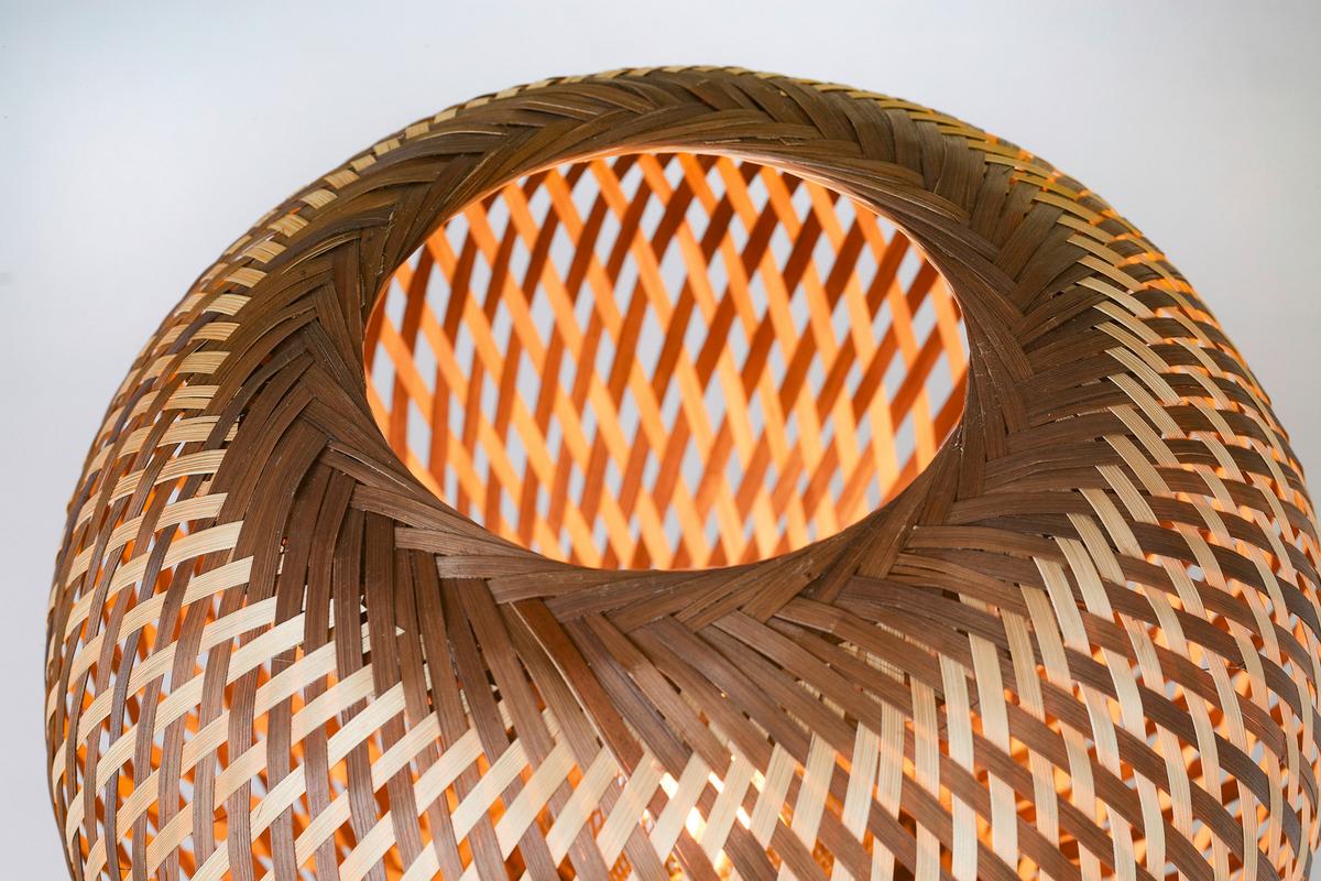 Namizna Svetilka Barbados, Rjava, Bambus - naravne barve/rjava, Basics, naravni materiali (25/27cm) - Good & Mojo