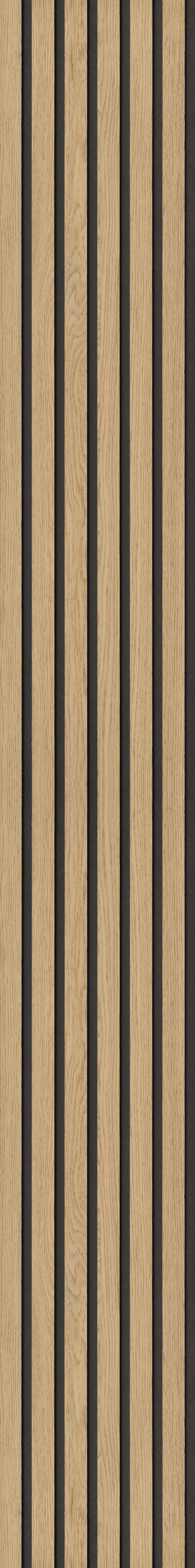 Akustikpaneel Eichefarben - Hellbraun, KONVENTIONELL, Holz/Holzwerkstoff (250/30/0.61cm) - Novel