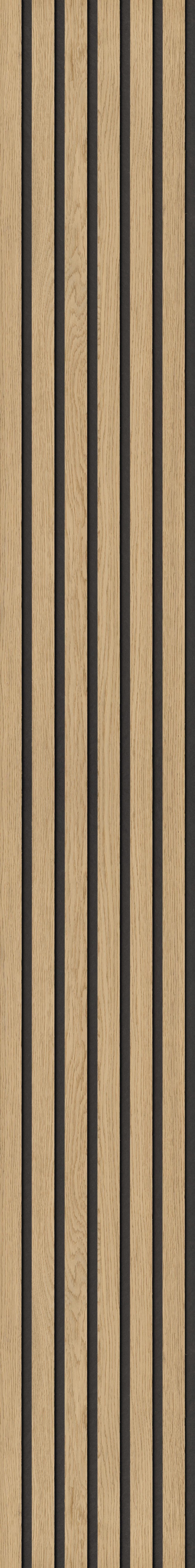 Akustikpaneel Eichefarben - Hellbraun, KONVENTIONELL, Holz/Holzwerkstoff (250/30/0.61cm) - Novel