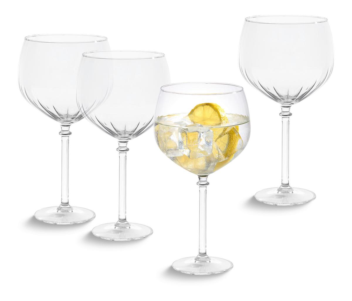 GLÄSERSET GIN - Klar, MODERN, Glas - Mömax