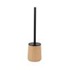 WC-BORSTELSET LOFT - Zandkleurig/Zwart, Modern, Kunststof/Metaal (10,2/39,5cm) - Mömax