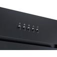 Dunstabzugshaube Ch22010/90sx - Schwarz, MODERN, Glas/Metall (90/80,6-110,6/33,7cm)