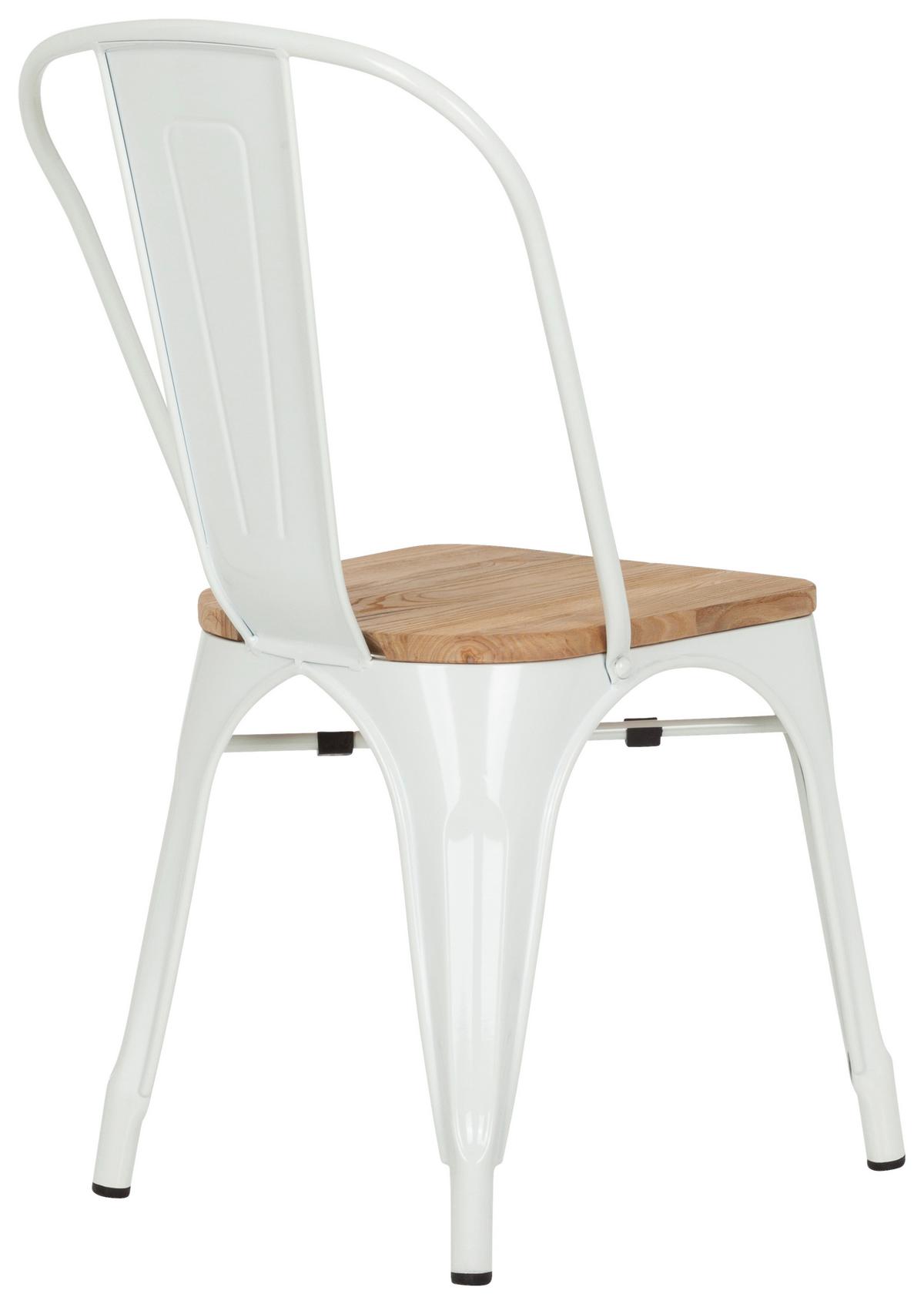 Stol Vantaggio Comfort W, Bela, Brest - bela/temno rjava, Basics, kovina/les (44/84/54cm) - MID.YOU