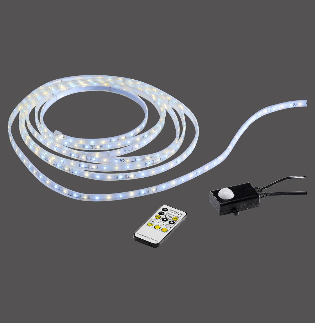 TAŚMA LED 81207-00 TEANIA - biały/przezroczysty, Design, tworzywo sztuczne/metal (500/1,5/0,5cm) - P & B