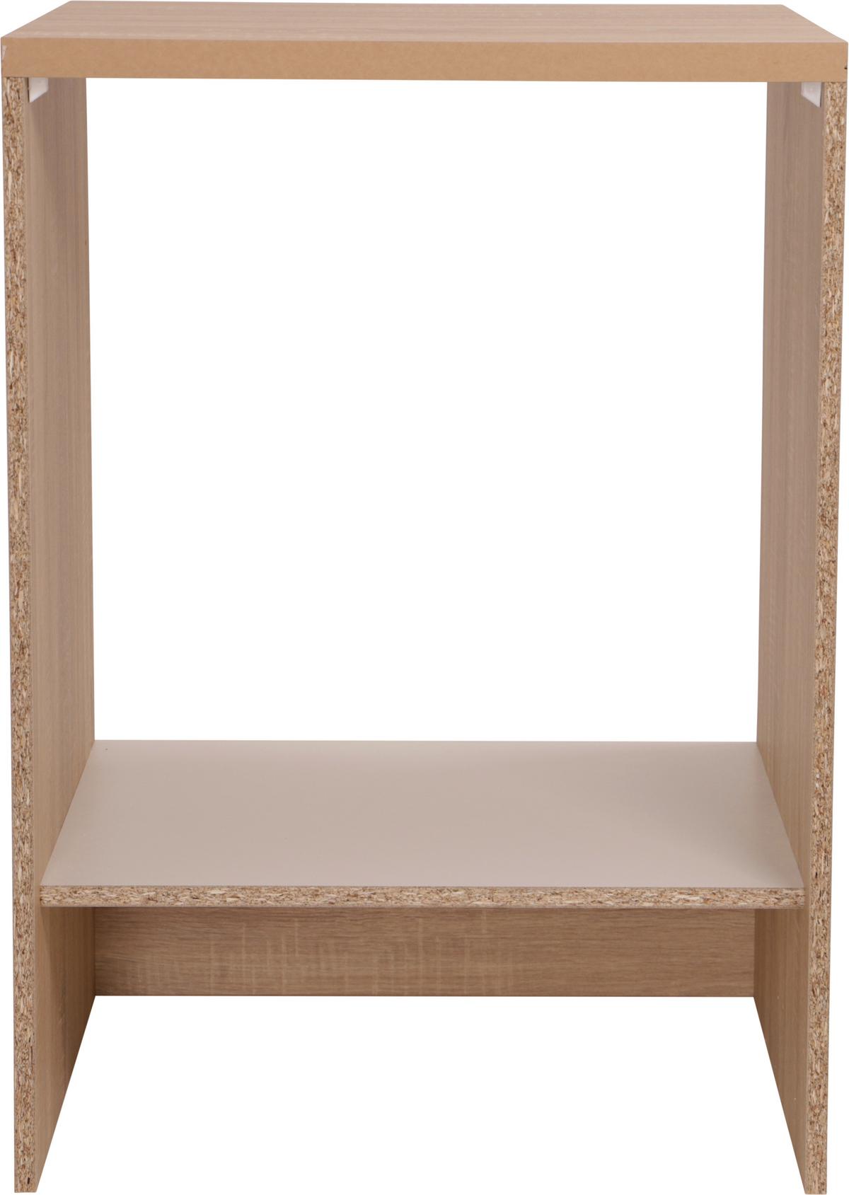 Omara Za Vgradnjo Štedilnika Merle, Barva Hrasta, Bela - barve hrasta/bela, Basics, leseni material (60/84,8/60cm) - Respekta