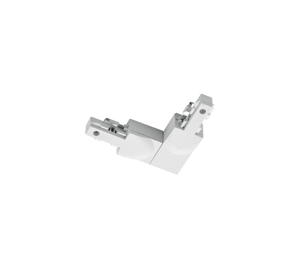Schienensystem-Verbinder Duoline Weiß - Weiß, Design, Kunststoff (9/2/10cm) - Trio Leuchten