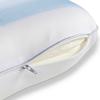 NACKKUDDE CLOUD - vit/blå, textil (60/40/12cm) - Premium Living