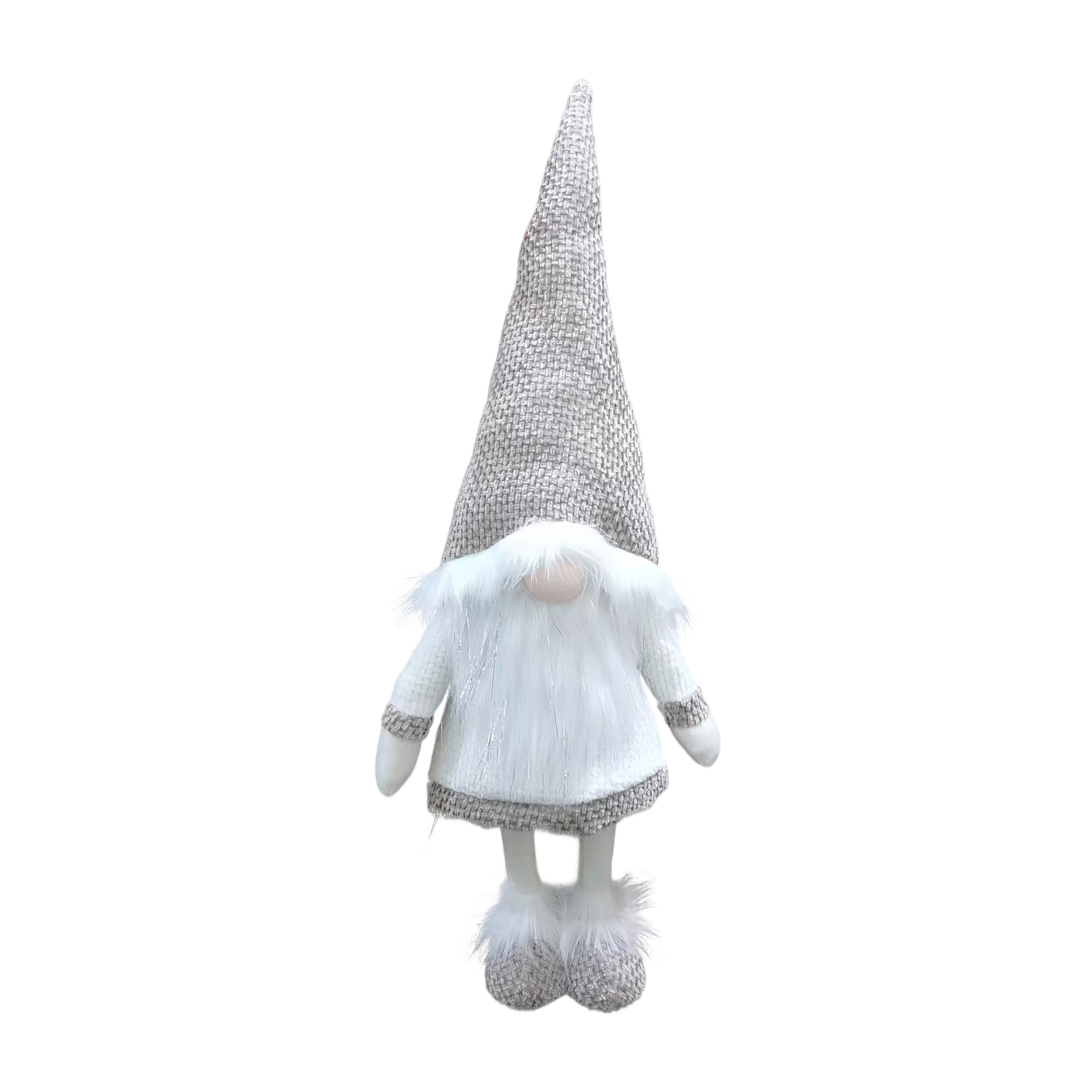 Wichtel Mud Weiss/hellbraun - Hellbraun/Weiss, Konventionell, Kunststoff/Textil (24/62/16cm) - Mömax