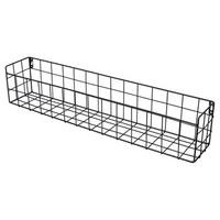 Stenski Regal Ludwig - črna, Moderno, kovina (60/12/10cm) - Mömax