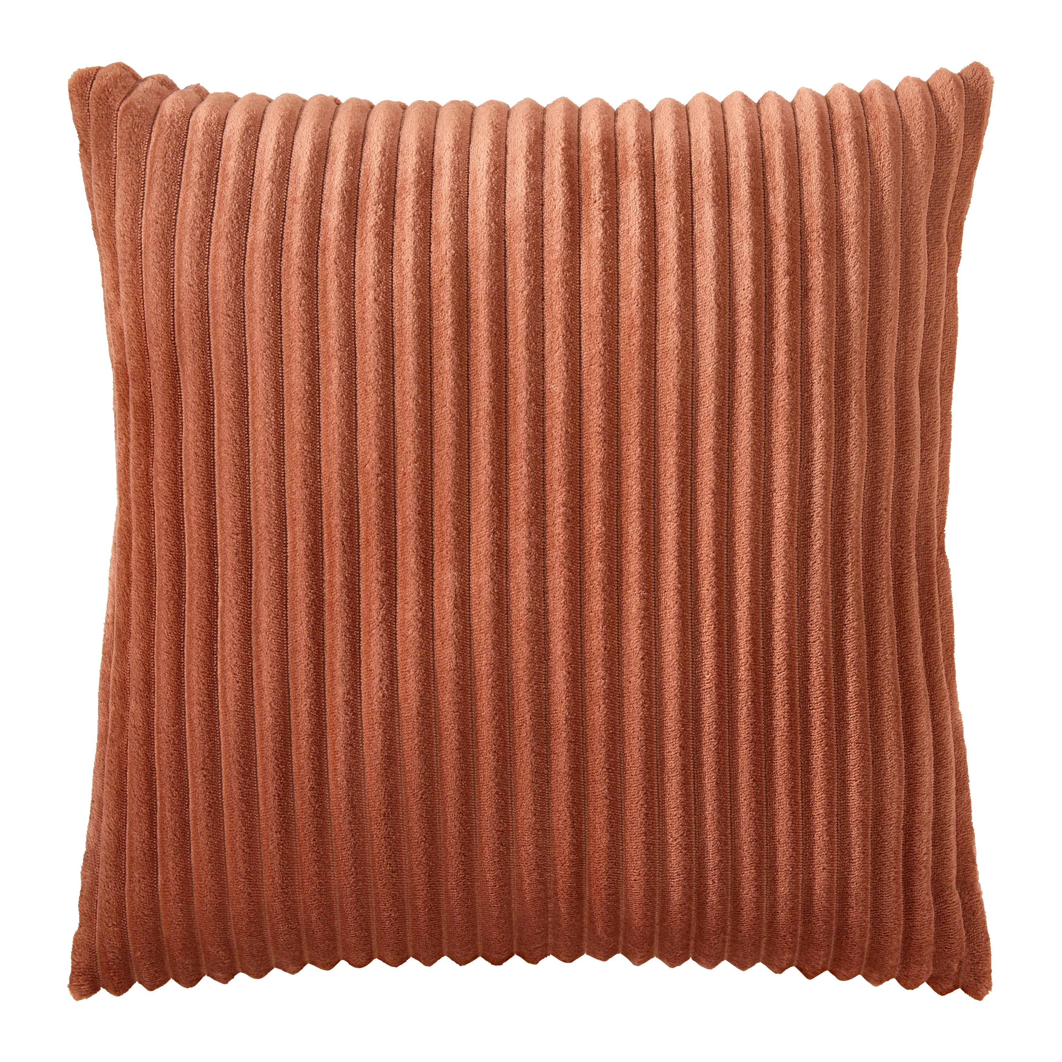Zierkissen Cordi - Terracotta, Konventionell (45/45cm) - Modern Living
