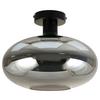 TAKLAMPA TIPO - svart, Modern, metall/glas (30/30/23,5cm) - Mömax