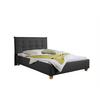 Polsterbett Tracy Anthrazit ca. 100x200 cm - Anthrazit/Naturfarben, MODERN, Holz/Textil (100/200cm) - Livetastic