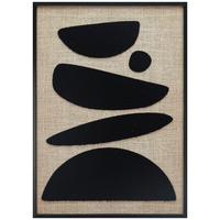 Slika Sa Ramom 60x80cm Mei - svetlobraon/bež, Moderno, tekstil/pločasti materijal (60/3/80cm) - Mömax