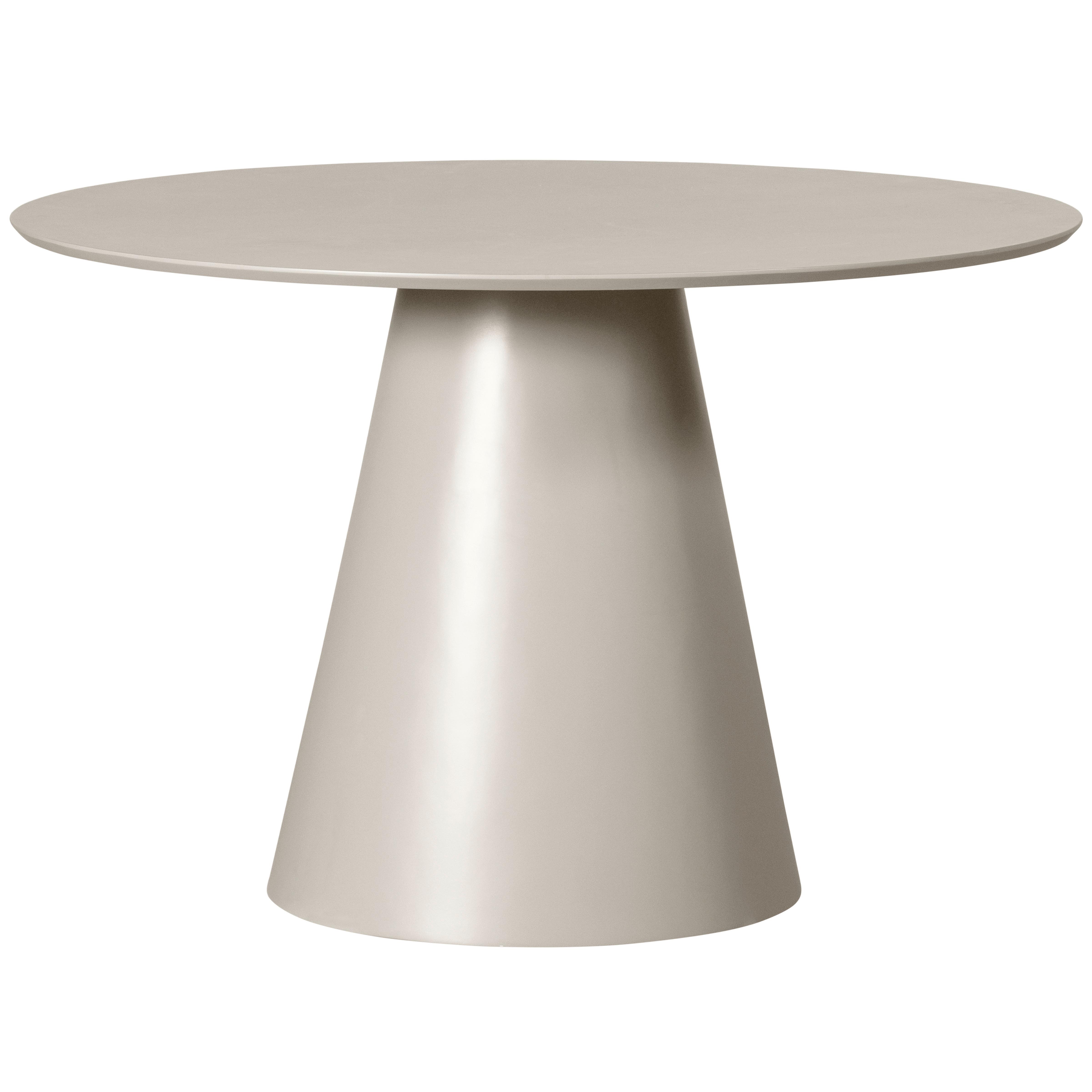 Esstisch Jorre Beige - Beige, Design, Holzwerkstoff (120/120/76cm) - Livetastic