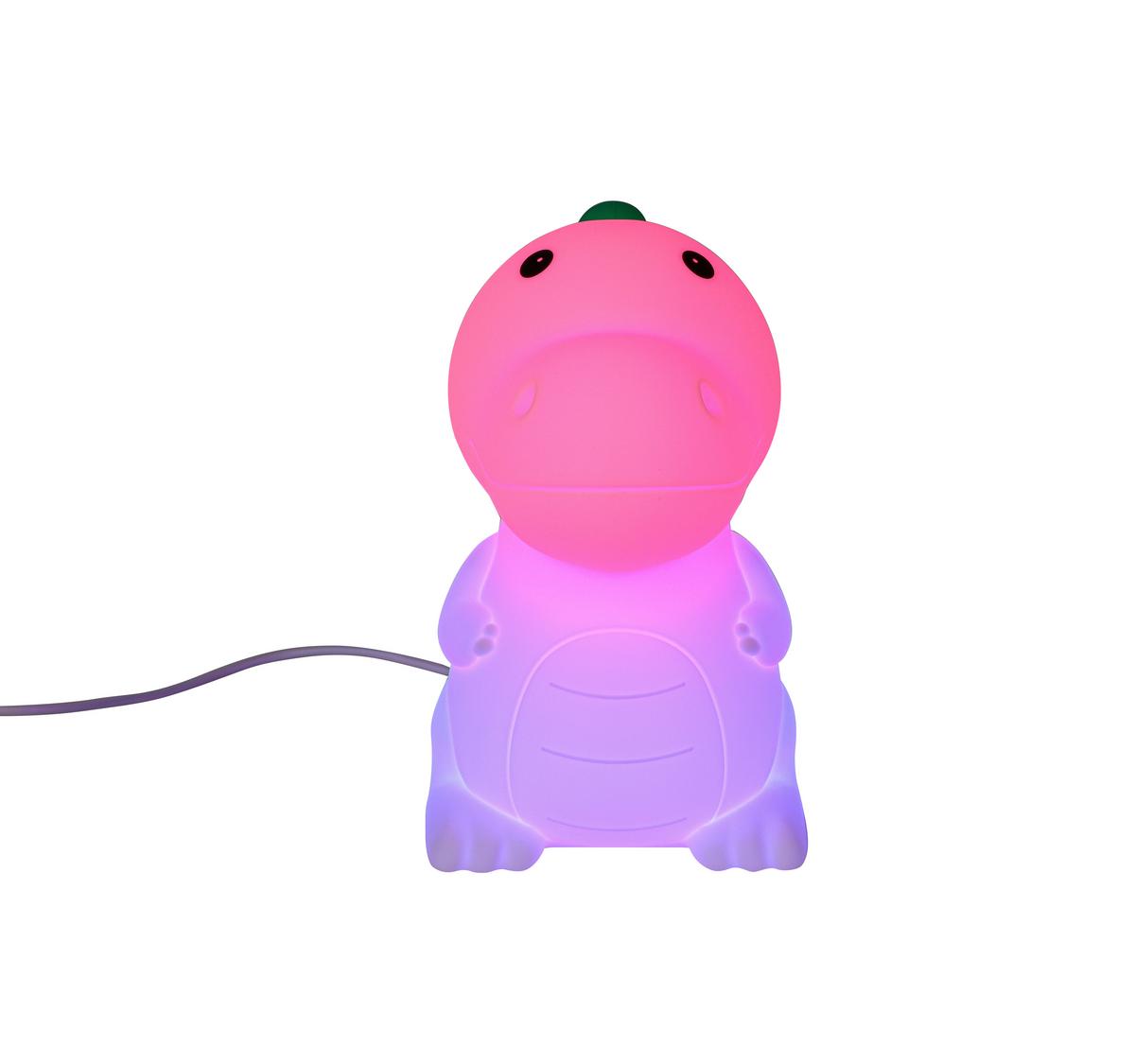 Nočna Lučka Dino - bela, Moderno, umetna masa (8,5/13,8/13,5cm) - Mömax